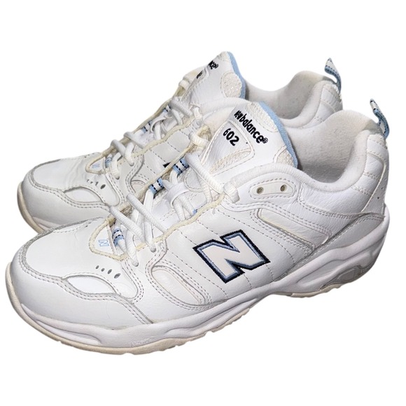 New Balance Shoes - New Balance 602 Y2K White Leather Athletic Sneakers Dad Shoes Retro Size 9